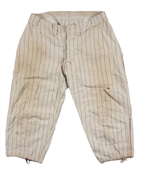 1930-31 Leo Durocher Game Used Cincinnati Reds Pants 